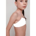 Invisible top with silicone straps - Size 26, White
